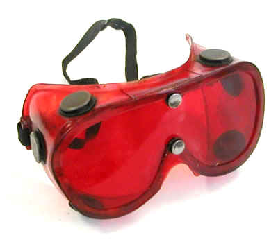 Red Goggles (ca. 1940s)