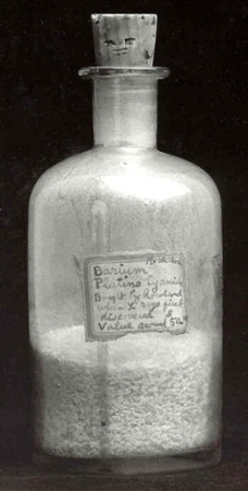 Robert Wood's Barium Platinocyanide (late 1800s)