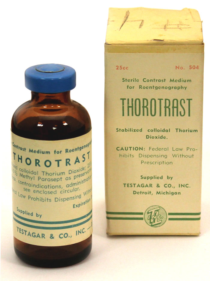 Thorotrast and Umbrathor (1950s)