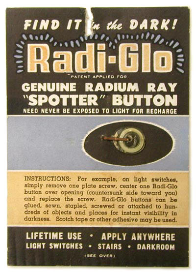 Radi-Glo "Spotter" Button