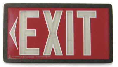 Tritium Exit Sign