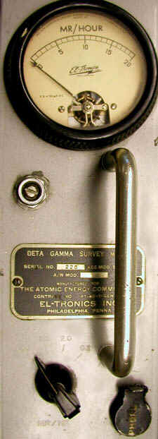 El-Tronics SGM-18A GM Survey Meter (late 1940s)