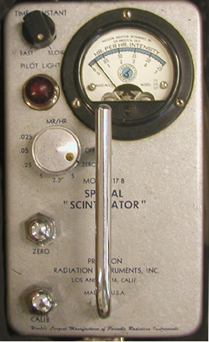 Precision Radiation Instruments' Model 117B "Special Scintillator" (ca. mid 1950s)