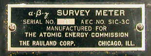 Zeus Survey Meter (ca. 1947-1948)