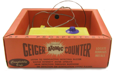 Toy Geiger Counter by Bell Products (1955-1956)