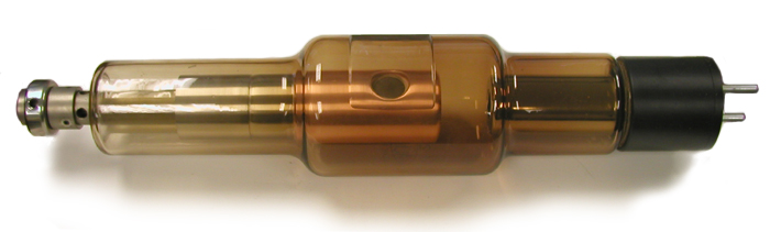 Machlett CW-250-T Tube (ca. 1940s) close up