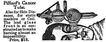 Piffard Safety X-Ray Tube with Heavy Anode (ca. 1910)