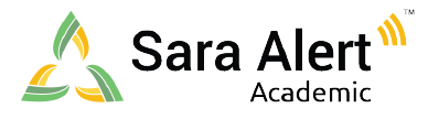 Sara Alert Academic logo