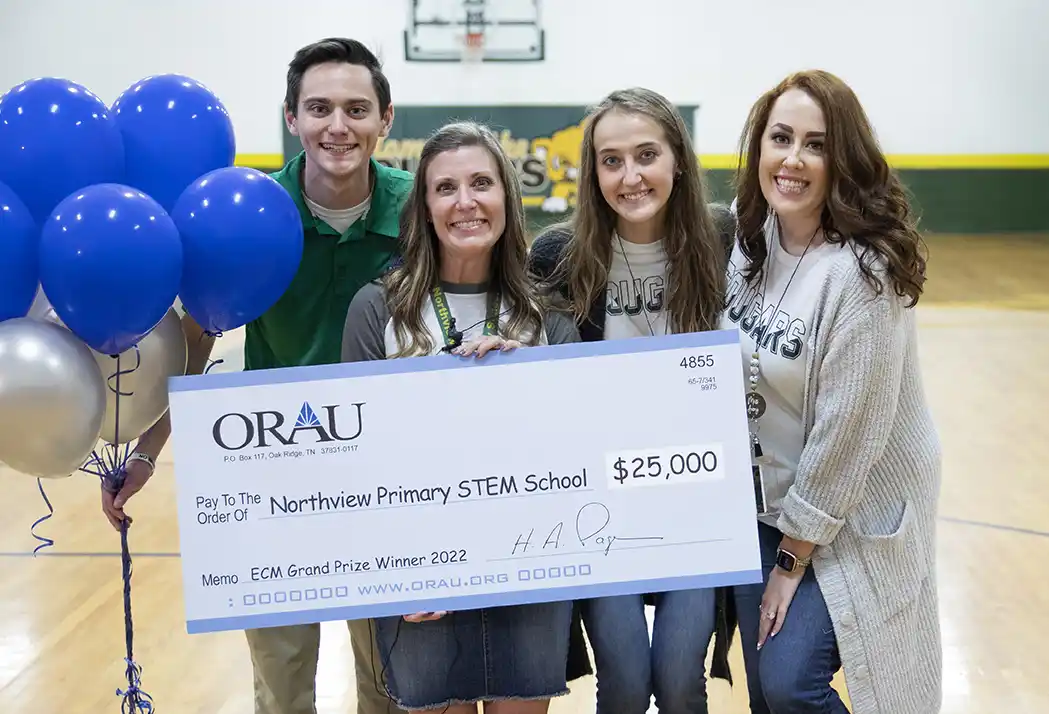 Stacey Whaley, third grade teacher at Northview Primary STEM School in Kodak, Tenn., was named winner of the $25,000 grand prize in ORAU’s 2022 Extreme Classroom Makeover