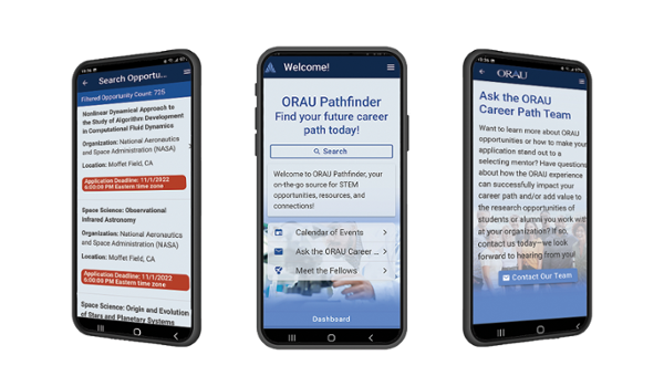 ORAU launches new app with a variety of resources available, including hundreds of STEM internships, fellowships and research opportunities