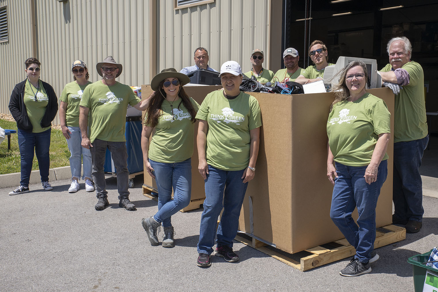 ORISE’s Environmental, Safety and Health team collected nearly five tons of recyclable materials