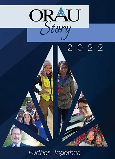 Cover page of ORAU Story, 2022