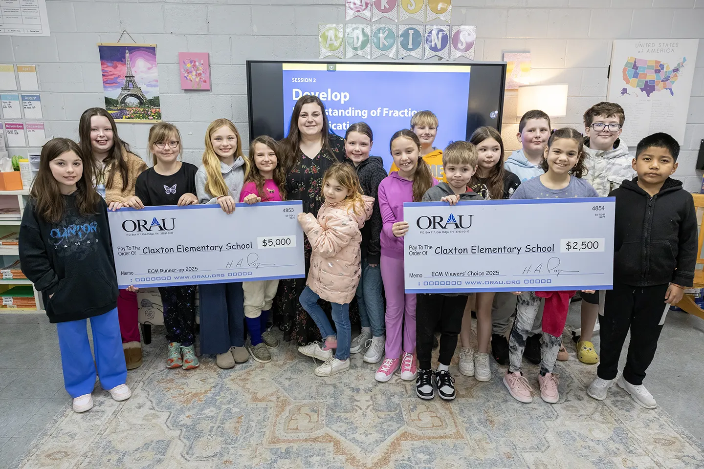 image for Claxton Elementary School teacher wins two categories in ORAU’s Extreme Classroom Makeover competition for a total of $7,500