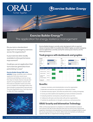 Exercise Builder Energy one-pager