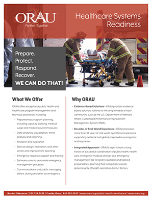 Health Preparedness & Response one-pager